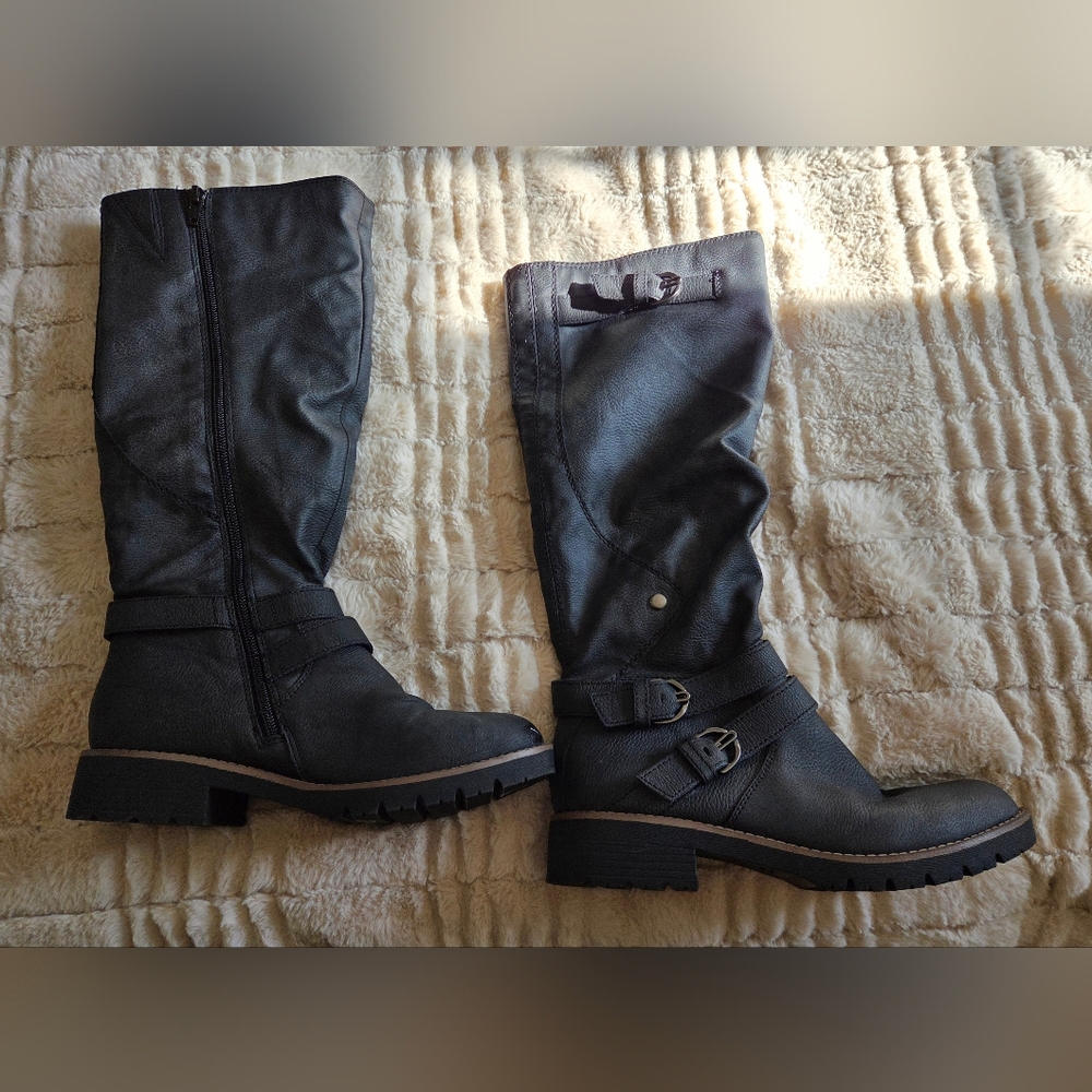 Sun + Stone Black Combat Boots